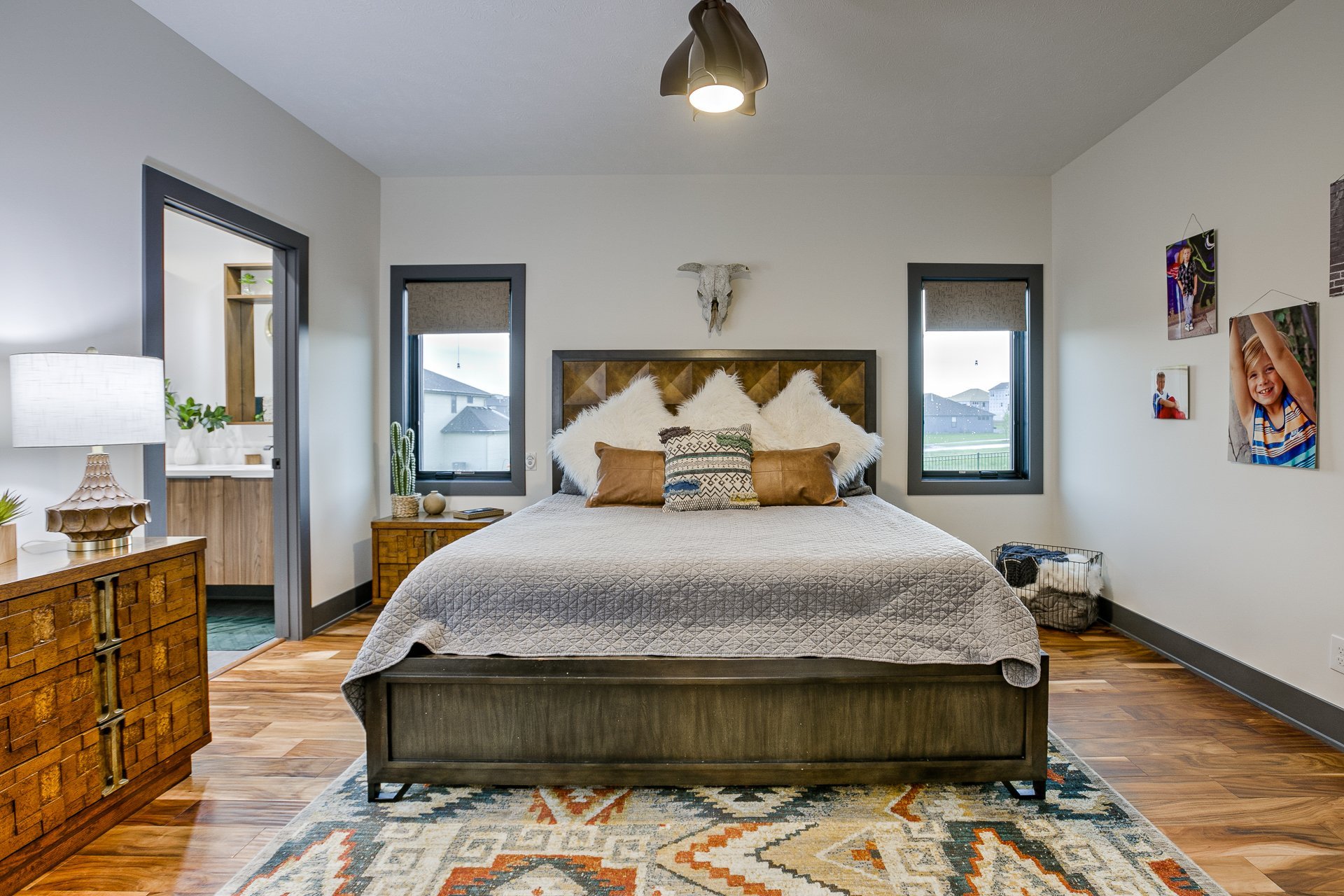 bedroom of the denver ranch by citadel signature homes
