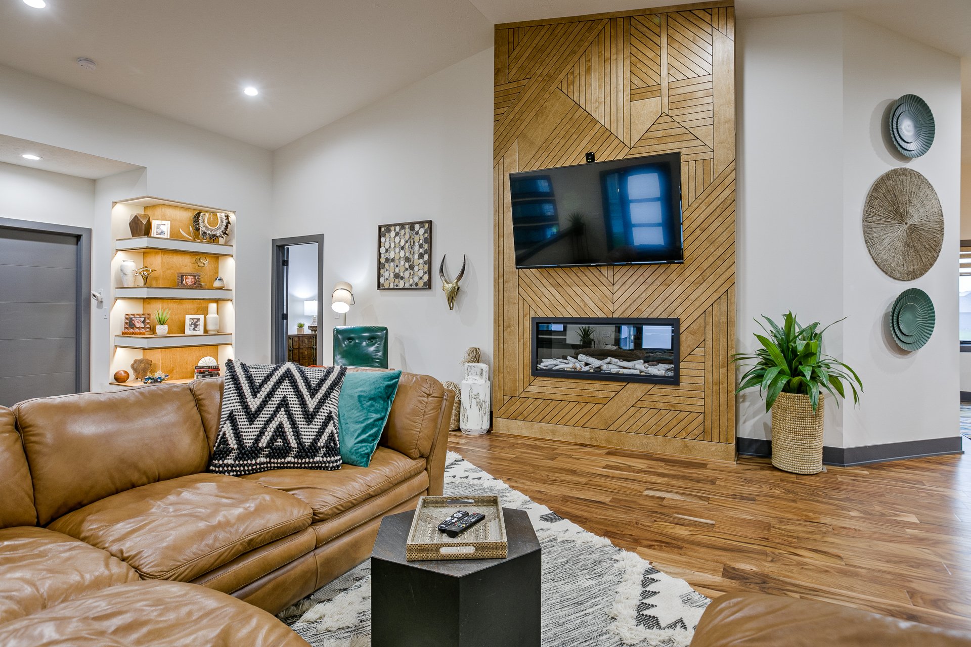 living area of the denver ranch by citadel signature homes